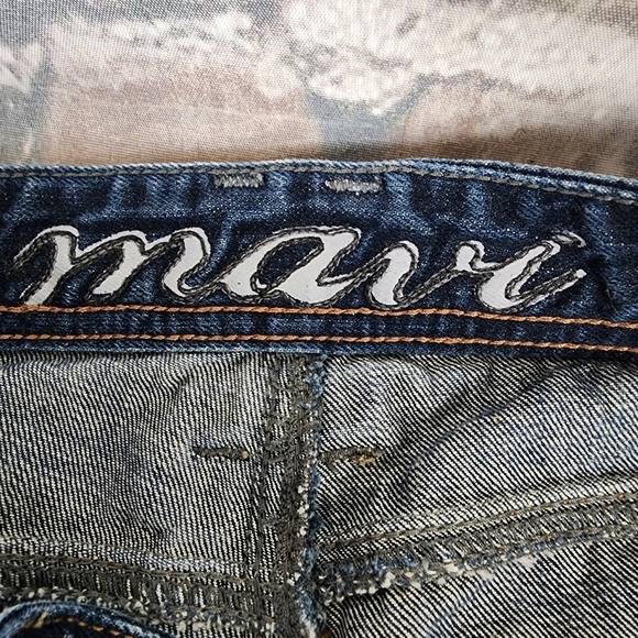 Mavi Josh Low Rise Easy Bootcut Jeans Dark Wash Size 31 - Picture 12 of 16